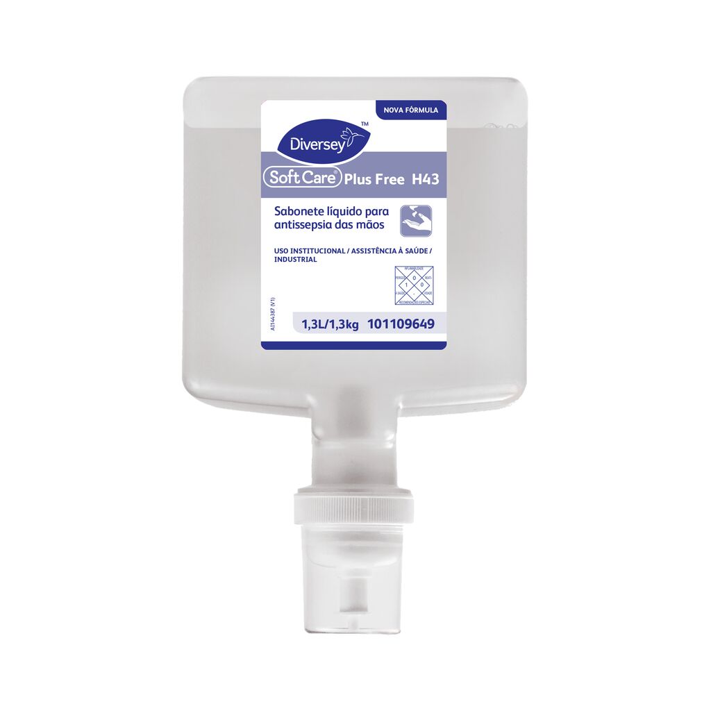 SOFT CARE PLUS FREE 4x1.3L - SABONETE LÍQUIDO PARA ANTISSEPSIA DAS MÃOS